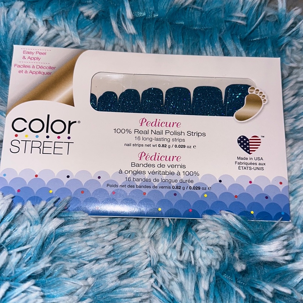 Color street pedicure polish strips